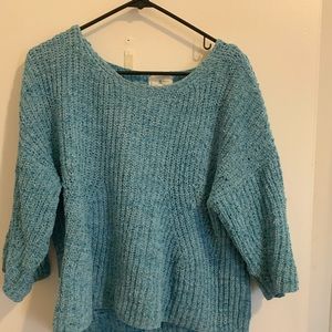 Lou & Grey blue, oversize sweater, 3/4 sleeves